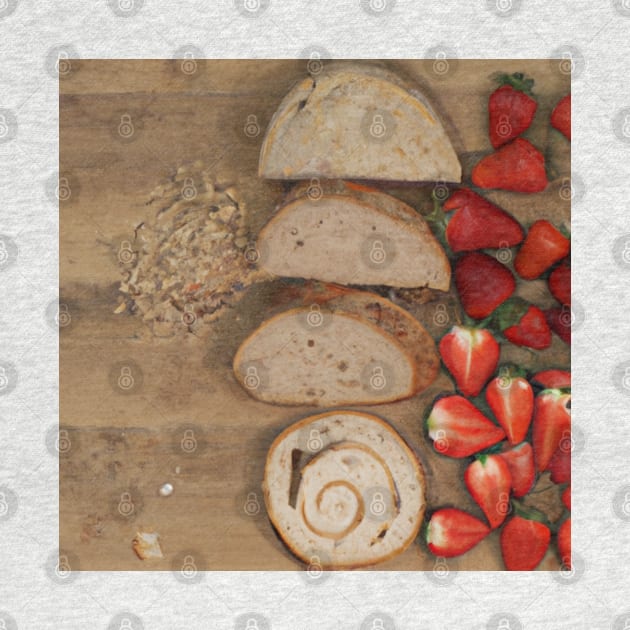 Size chart bread and strawberries by tearbytea